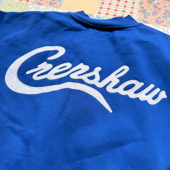 Fear of God ESSENTIALS x TMC Crenshaw Sweatshirt Blue - Picture 7 of 7